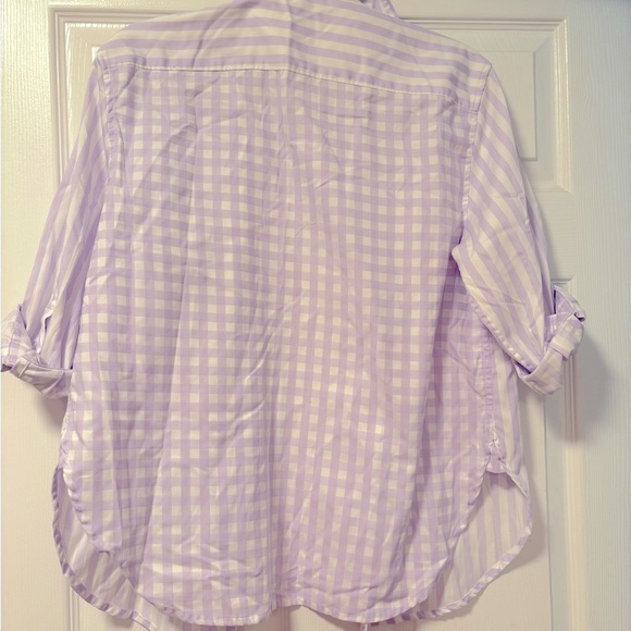 Hinson Wu Purple Button Down Shirt - Picture 3 of 3